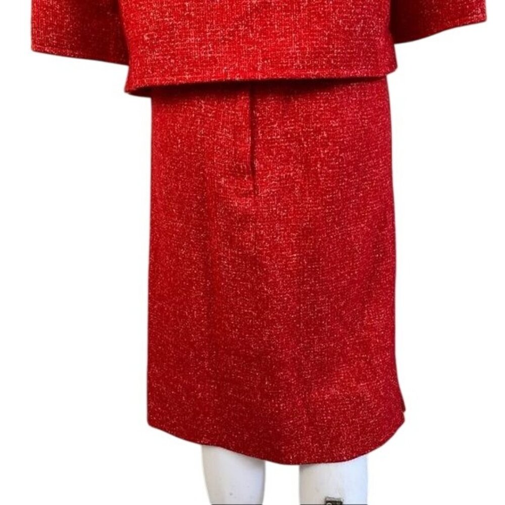 Vintage Handmade Wool 2 Piece Suit Skirt Set Size S/M - Picture 13 of 13